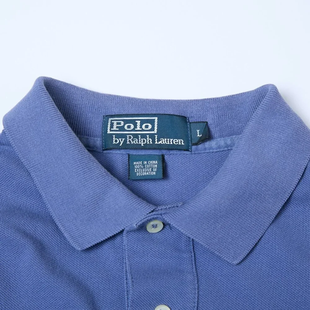 Polo Ralph Lauren Shirt Classic Timeless Preppy Blue Medium